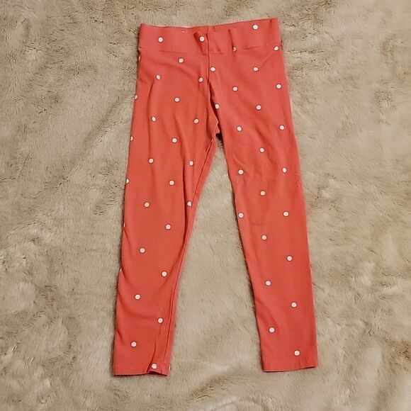 MINI BODEN PEACH POLKA DIT LEGGINGS, SIZE 6-7 YEARS - Picture 2 of 4